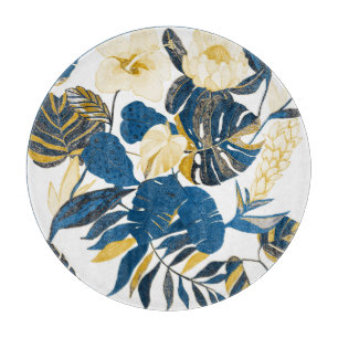 Tropical Hand Drawn: Creative Seamless Pattern Cutting Board