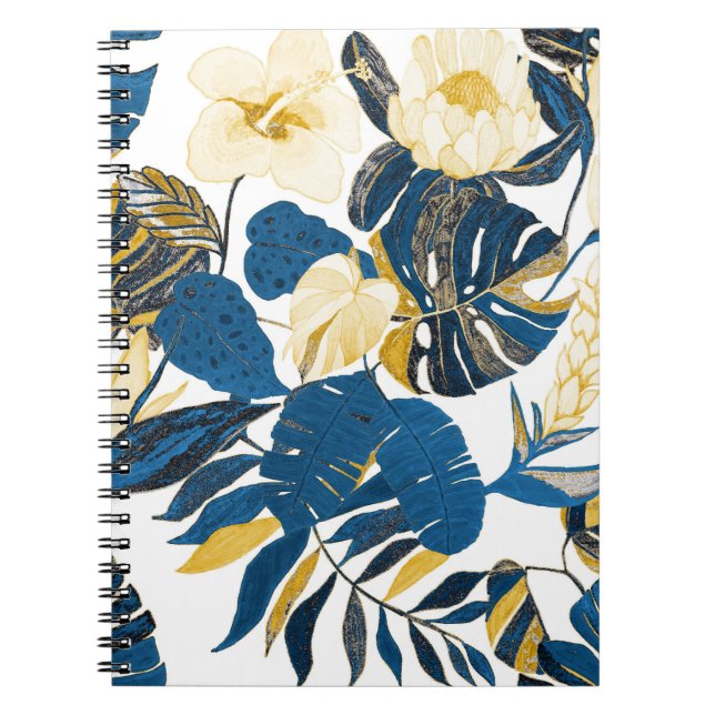 Tropical Hand Drawn: Creative Seamless Pattern Notebook (Front)
