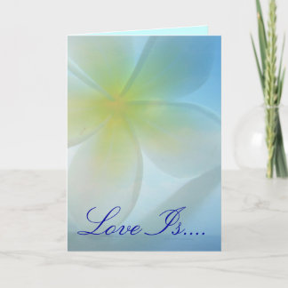 Tropical Haven Wedding Card
