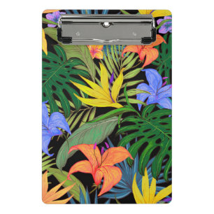 Tropical Hawaii Aloha Flower Graphic Mini Clipboard