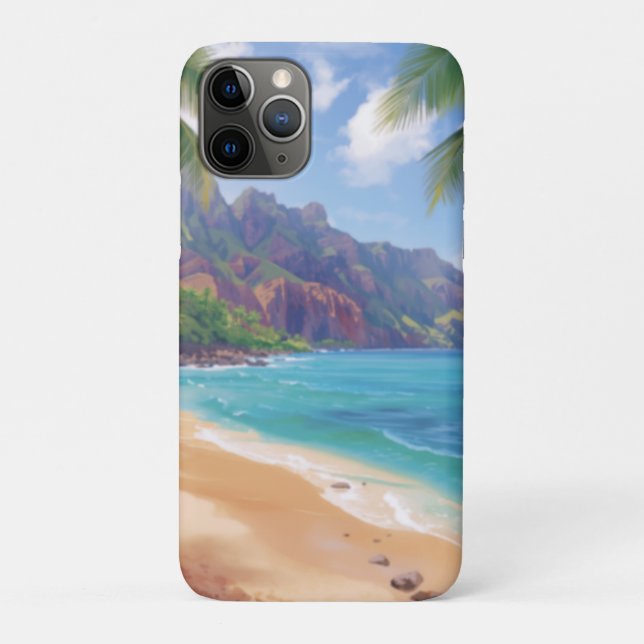 Tropical Hawaii Case-Mate iPhone Case (Back)