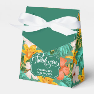 Tropical Hawaiian Aloha Baby Shower Favour Box