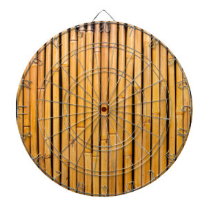 Tropical Hawaiian Bamboo Background Template Dartboard