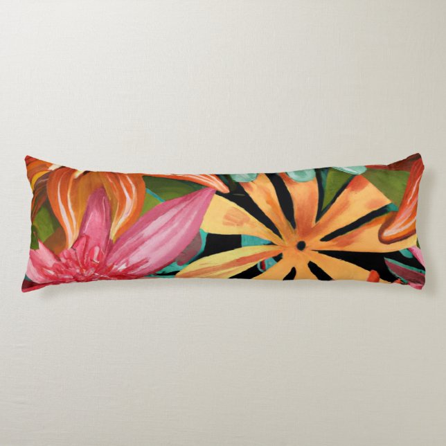 tropical/Hawaiian/floral/flower Body Cushion (Front)
