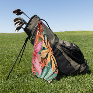 tropical/Hawaiian/floral/flower Golf Towel
