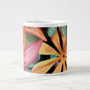 tropical/Hawaiian/floral/flower Large Coffee Mug