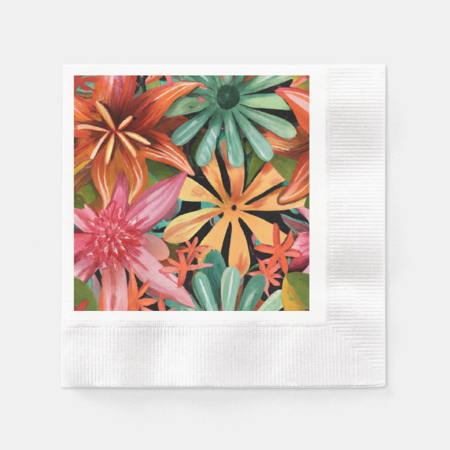 tropical/Hawaiian/floral/flower Napkin (Front)