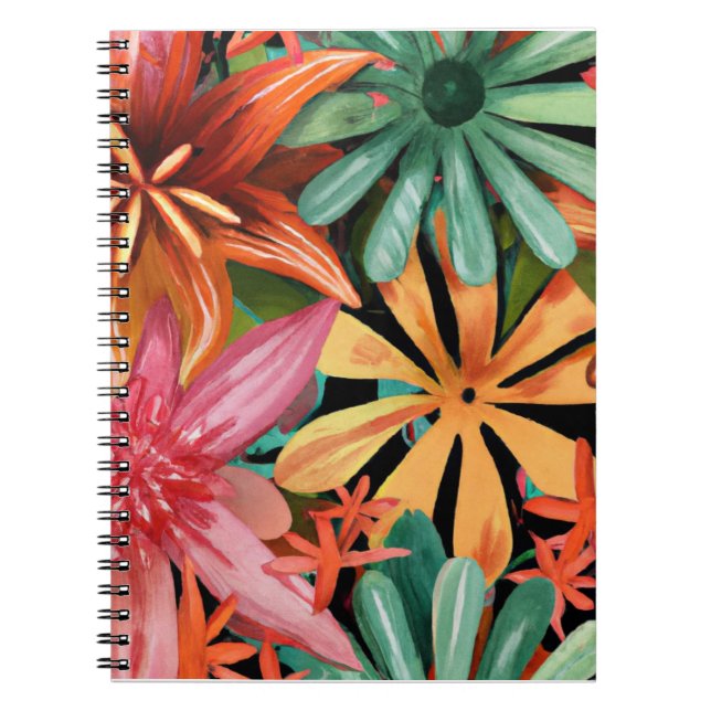 tropical/Hawaiian/floral/flower Notebook (Front)