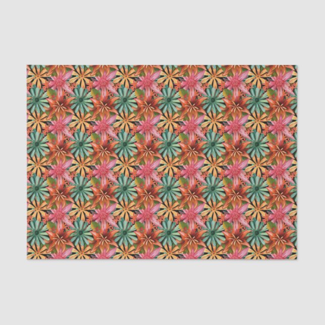 tropical/Hawaiian/floral/flower Tissue Paper (Front)