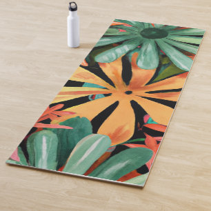 tropical/Hawaiian/floral/flower Yoga Mat