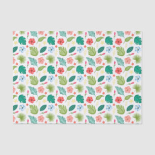 Tropical Hawaiian Floral Tissue Paper