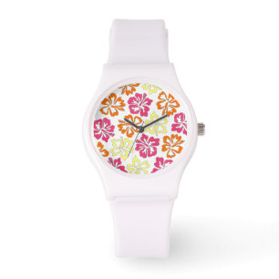 Tropical Hawaiian Hibiscus Flowers Floral Watch
