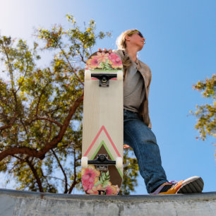 Tropical Hawaiian Inspired Dd Brand Skateboard