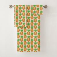 Tropical Hawaiian Island Pineapple Fruit Print