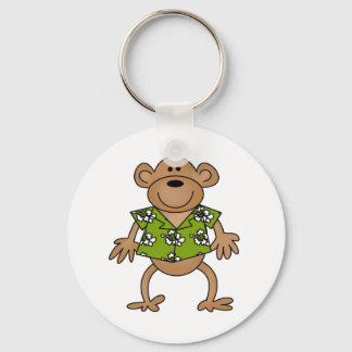 Tropical Hawaiian Monkey Key Ring