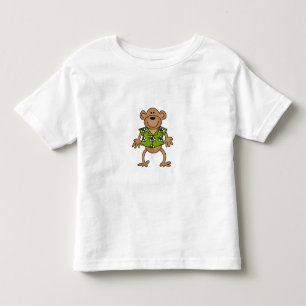 Tropical Hawaiian Monkey Toddler T-Shirt