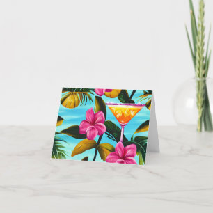 Tropical Hawaiian Note Card