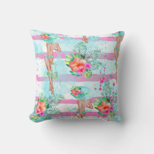 Tropical Hawaiian Pillow