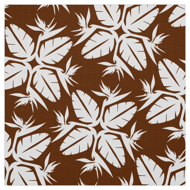Tropical Hawaiian Quilt Pattern Bird of Paradise   Fabric (Swatch)