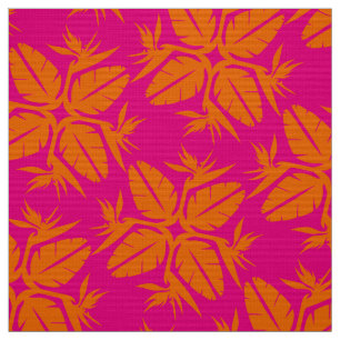 Tropical Hawaiian Quilt Pattern Bird of Paradise Fabric