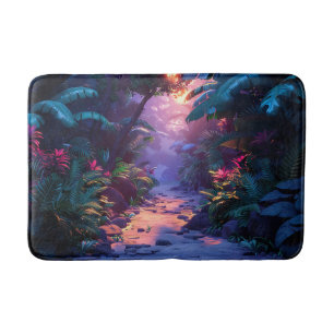 Tropical Hawaiian Walking Path  Bath Mat