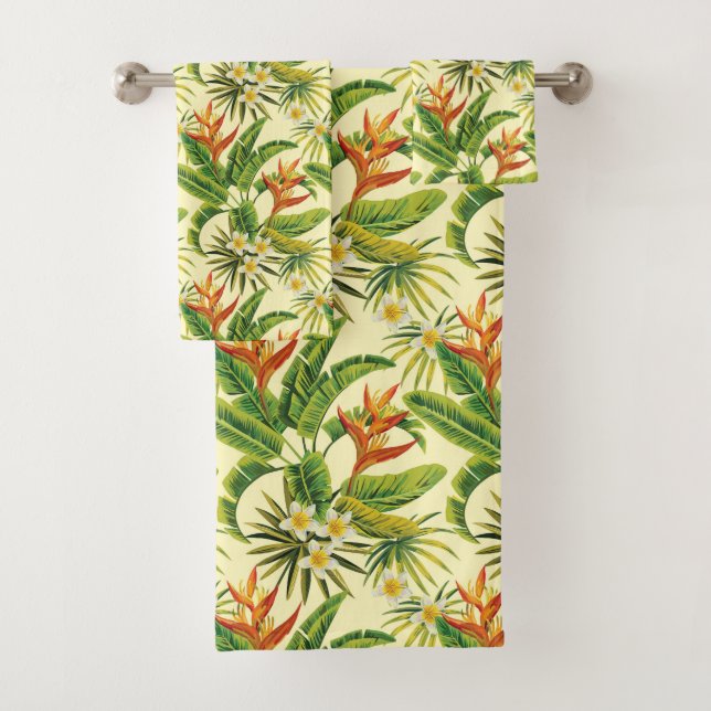 Tropical Heaven  Bath Towel Set (Insitu)