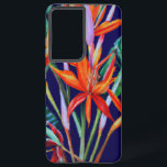 Tropical heliconia samsung galaxy case<br><div class="desc">Tropical heliconia art</div>