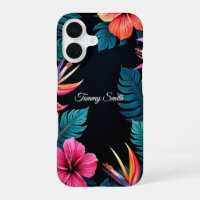 Tropical Hibiscus & Bird of Paradise Floral Design