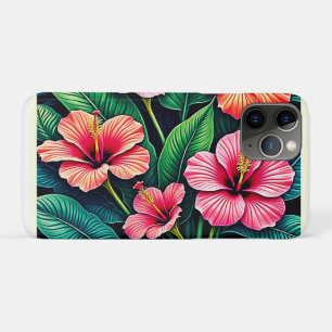 Tropical Hibiscus Bloom Artistry iPhone 11 Pro Case