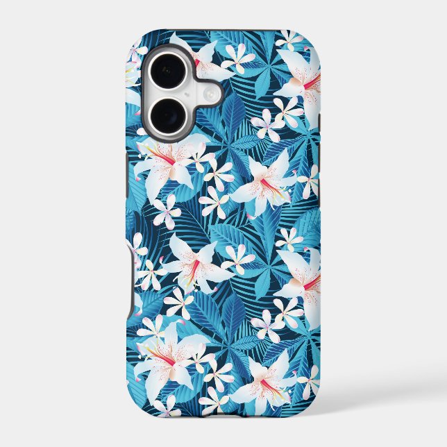 Tropical Hibiscus Floral Pattern (Back)