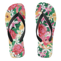 Tropical Hibiscus Floral Pattern 2
