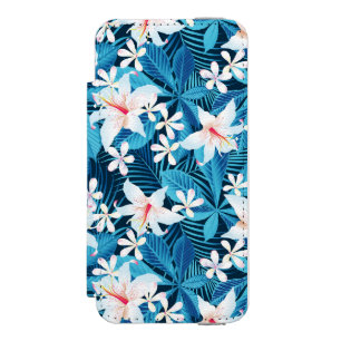Tropical Hibiscus Floral Pattern 2 Incipio Watson™ iPhone 5 Wallet Case