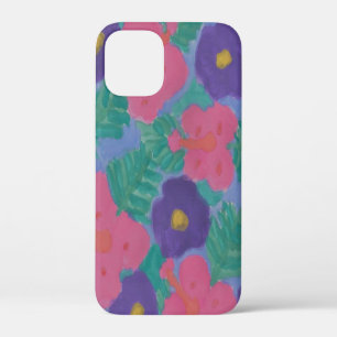 Tropical Hibiscus Flowers iPhone 12 Mini Case