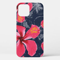 Tropical Hibiscus Flowers Summer Design