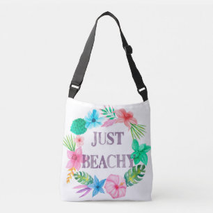 Tropical Hibiscus Just Beachy Tote Bag