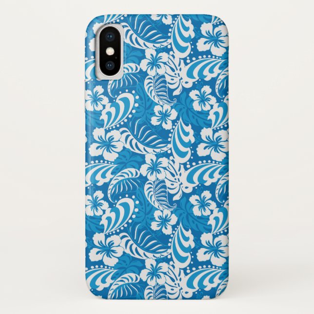 Tropical Hibiscus Pattern Case-Mate iPhone Case (Back)