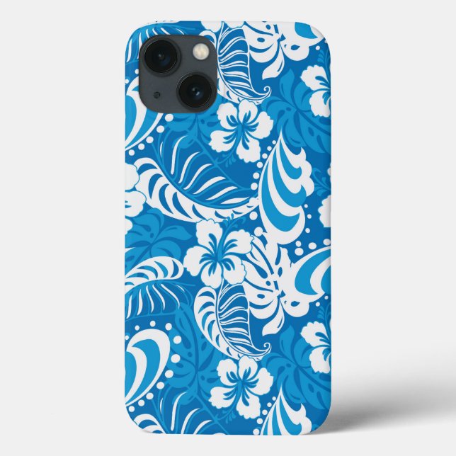 Tropical Hibiscus Pattern Case-Mate iPhone Case (Back)