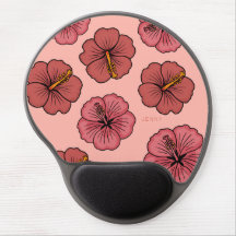 Tropical hibiscus pattern personalised