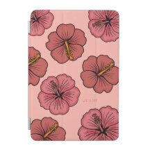Tropical hibiscus pattern personalised 