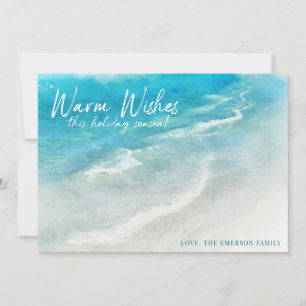 TROPICAL HOLIDAY BEACH   Christmas or Hanukkah Card