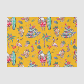 Tropical Holiday Christmas Tissue Paper