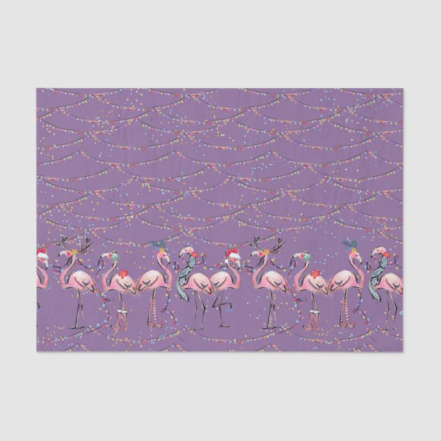 Tropical Holiday Christmas Tissue Paper (Front)