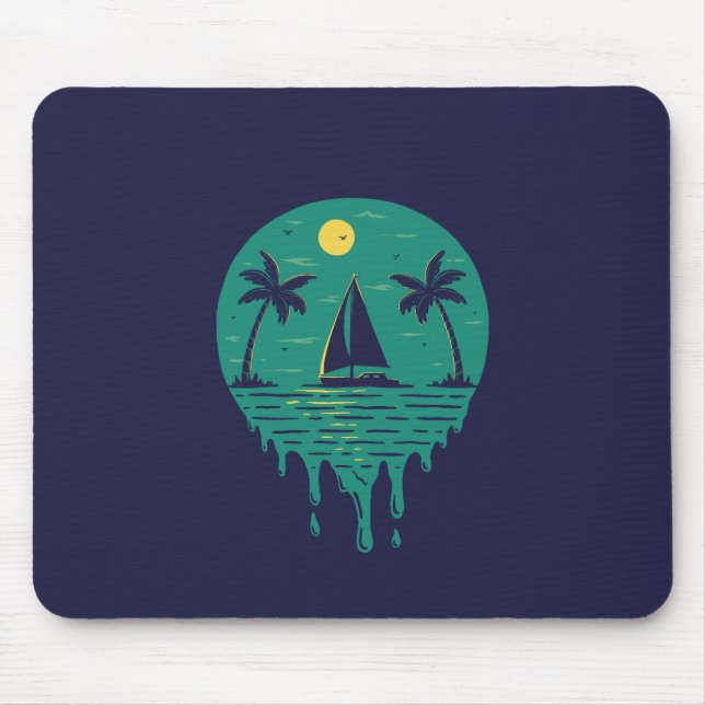 Tropical Holiday Mouse Mat (Front)