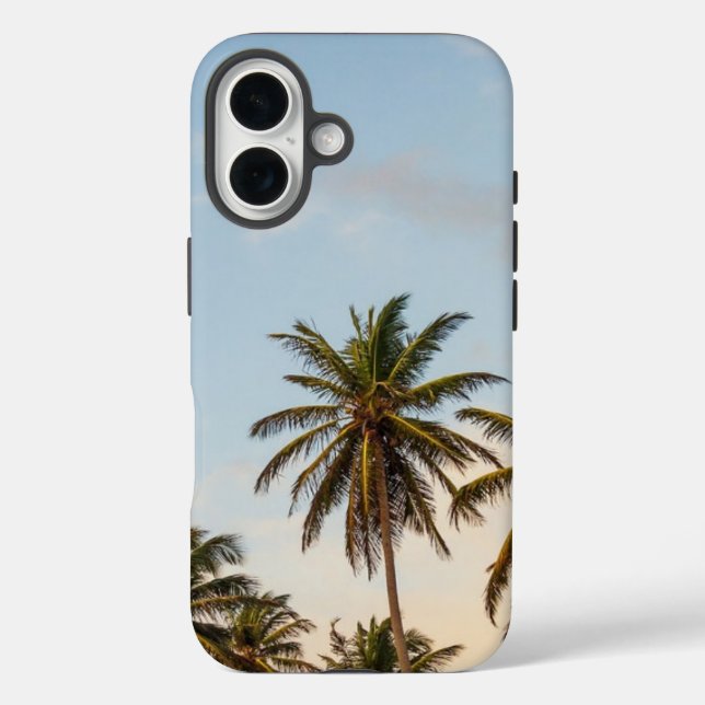 Tropical Holiday Palm Trees Case-Mate iPhone Case (Back)