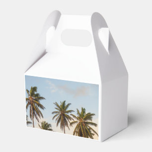 Tropical Holiday Palm Trees Favour Box