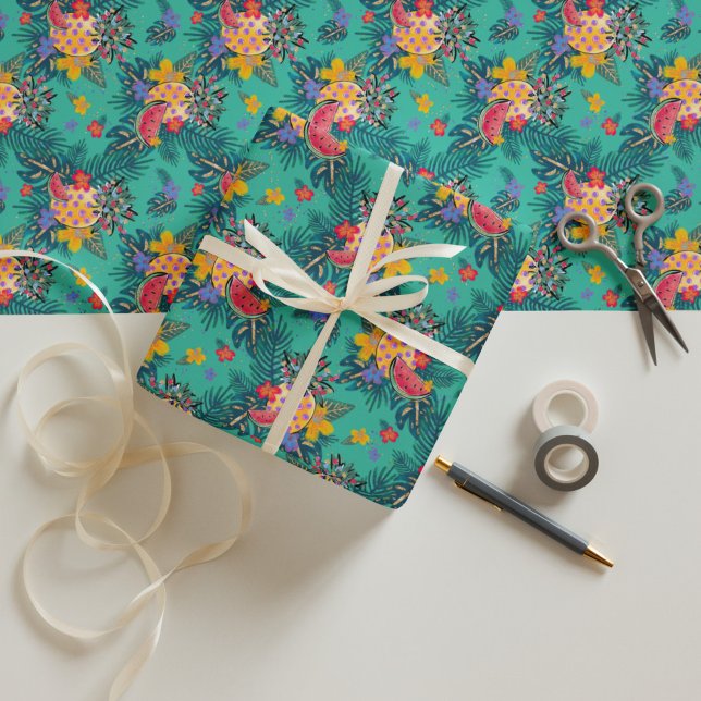 Tropical Holiday Wrapping Paper (Creator Uploaded)