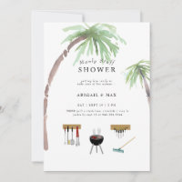 Tropical Honey Do Couples Wedding Shower Invitatio