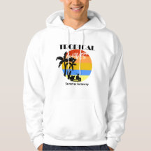 Tropical Hooded Sweatshirt