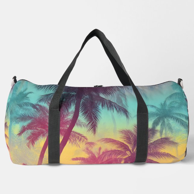 Tropical Horizon Travel Duffle Bag (Front)