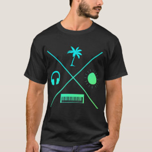 Tropical House Summer Vibes - Electric T-Shirt